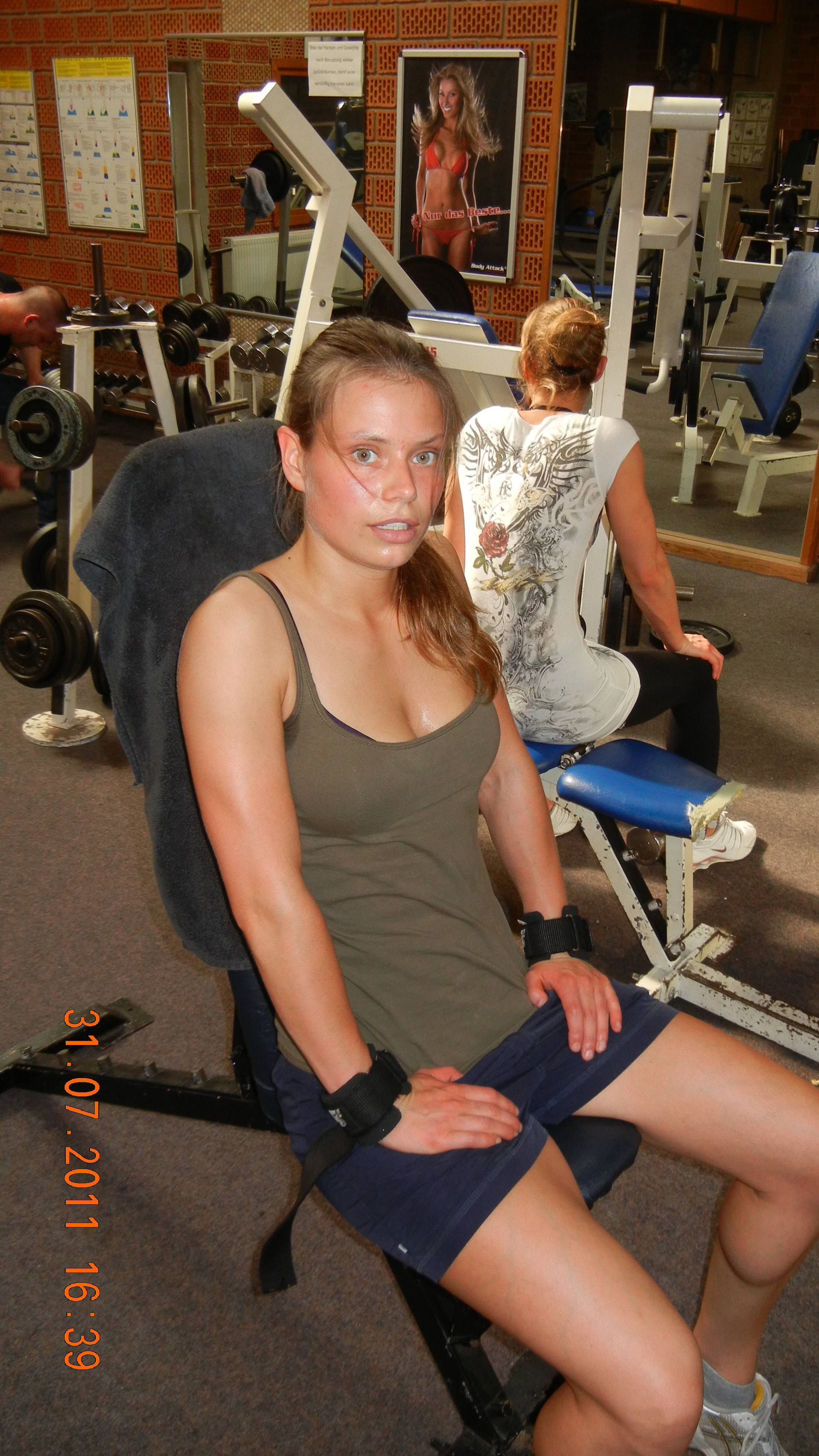 Nicole K�rl beim Training